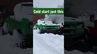 Dodge pickup cold start