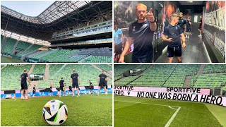 ⚽️ 🇭🇺 A training session at Ferencváros Stadion in Budapest