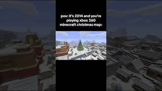 xbox 360 minecraft christmas map #nostalgia #backrooms #minecraft