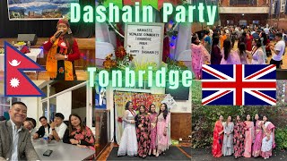 VLOG -6:Dashain Party 2023 II Tonbridge, UK II Nepali Folk Singer Devi Gharti Magar II Good Times II