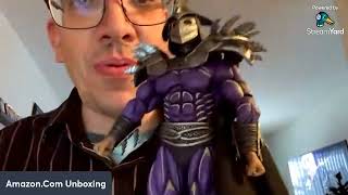 Amazon.Com Unboxing Video: NECA 7" TMNT II 1991  Movie Deluxe Super Shredder Figure Review.