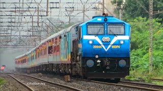 Krishnarajapuram Blue Bleed WDP-4 with Yesvantpur Bikaner Express