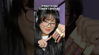 3 Ways to Use Liquid Lipsticks 💋 feat. MINIMELI