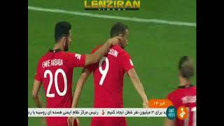 National football team  failed 2 -1 in football with national team of Turkey in Istanbul