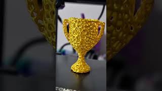 Web-Style Trophy Cup Print | #3dprinting  #champion  #plafilament #makercommunity