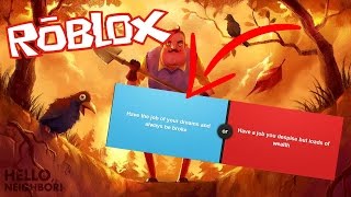 This Game Shames Hello Neighbor! - Roblox - Hello Neighbor and Would You Rather