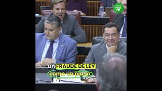 JUAN ESPADAS en el PARLAMENTO: "MORENO BONILLA ha orquestado un FRAUDE DE LEY como un PIANO"