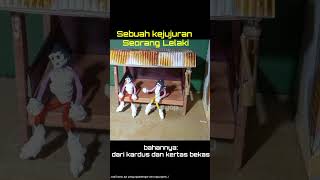 sebuah kejujuran #diy #artandcraft #kardusbekas #art #ceritalucu