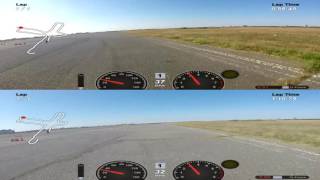 SCCA Baderfield 10-9-16 Instructor run vs my run