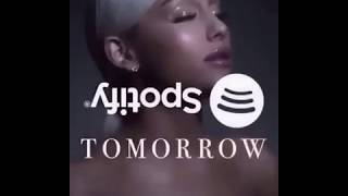 Ariana Grande- No Tears Left To Cry via instagram (strory)