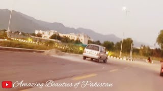 Margalla Road Islamabad Beautiful Evening | Beautiful City Islamabad Pakistan October 2022 |