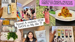 🆕FEW Days In LIFE,COSTCO Finds,Spend A REALISTIC WEEKEND WITH ME/Indian MOM Routine/STUDIO KALYAANI