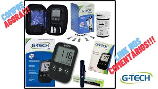 COMPRE AGORA!!! Kit Medidor Glicemia Gtech #amazon #vendas #glicemia #glicemiacontrolada #saúde