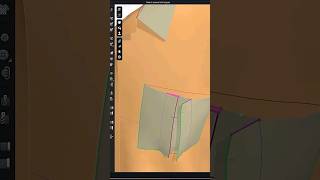 Inverted Pleated Pocket in Clo3d/Marvelous Designer #tutorial #clo3dtutorial #clo3d #learnclo3d