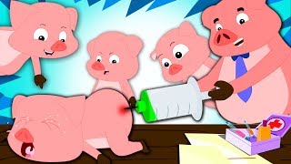 Five little Pigs | Nursery Rhyme For Kids | Songs For Children | Baby Rhymes | Kid Videos