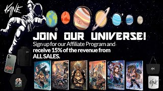 The Kane Comic Universe Affiliate Program: Join Our Universe! Receive 15% Of All Sales.