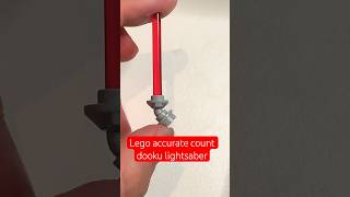 Lego count dooku lightsaber #starwars # lego