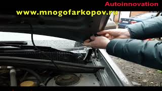 Амортизатор (упор) капота на Subaru Forester 07-02 (обзор, установка)