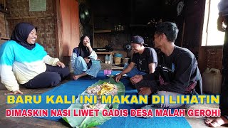 Baru Kali ini Di Lihatin Makan Sama Gadis Desa