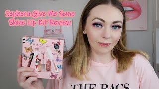 Sephora Favorites Give Me Some Shine Lip Kit Try On and Review 2021