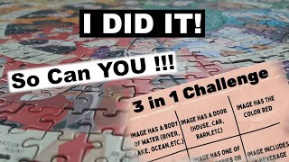 ❤️🧩 I Did The Ultimate "3 in 1" Puzzle Challenge! ❤️🧩