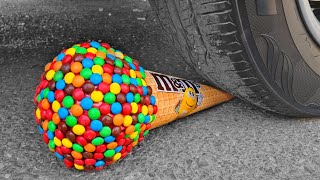 EXPERIMENT: CAR vs COLORFUL BIG CANDY, TOYS AND WATER BALLOONS | Satisfying and Relaxing Compilation