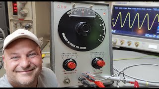 CTR Conrad Electronic Voltcraft SWG-26 sine square generator 1967 test teardown