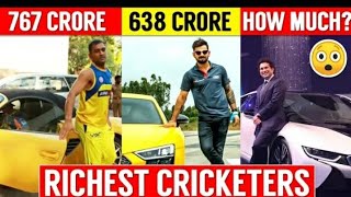 TOP 10 RICHEST CRICKETERS IN INDIA,VIRAT,DHONI &SACHIN ,SALARY NET WORTH