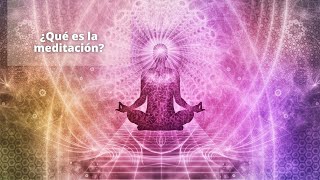 ¿Es lo mismo meditar y meditación?