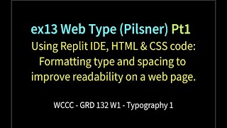 ex13 Web Type (Pilsner) Pt1