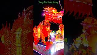 🐉 Rồng vàng khổng lồ hạ giới Trung thu Tuyên Quang. Giant golden dragon descends to the world