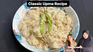 Simple & Delicious Upma Recipe 😍🤤#saasbahuaurpakwaan #food #youtube