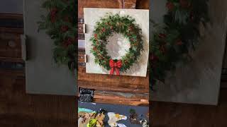 Soon 📣‼️#arttutorial #art #shortvideo #painting #allaprima #artclass #stilllife #christmaswreath