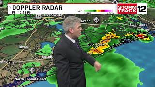 North Carolina Meteorologist Les Still Is Tracking A Rainy Start To The Weekend