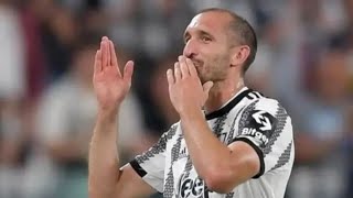 A touching farewell by Giorgio Chiellini to Juventus fans. Replacement for De Ligt