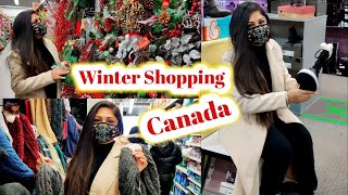 Getting Ready for my First Winter in Canada 2020 🛒| Got our Christmas Tree | Vlogmas week