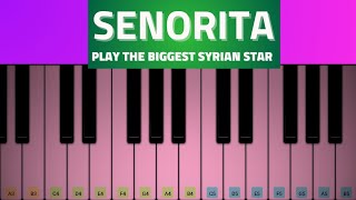 Песня senorita 💞 играющая на фортепиано 🎹🎶 самая большая сирийская звезда