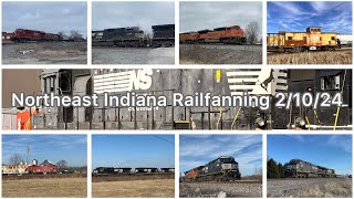 Railfanning Butler Indiana and NS Huntington District 2/10/24