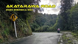 Slow and wet forest ride // Energica Ego // Akatarawa Road // Raw Electric Sound