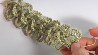 Wow!!! Crochet Beautiful and Unique Lace Pattern/3D Crochet Ribbon Pattern/Author's Design