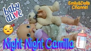 Baby Alive Whoopsie Doo Camilla Night Time Routine🍼😴 (Feeding & Changing)