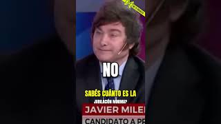 ¿Votarías a alguien que no sabe nada de su país? » #MileiNoApto ❌