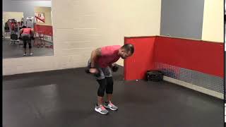 Bent Over Dumbbell Tricep Kickback - Neutral Grip