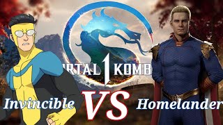 Invincible VS Homelander AI Intros - Mortal Kombat 1 (MK1 Intros shorts)