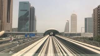 Visit Dubai with metro Emirate Towers Station