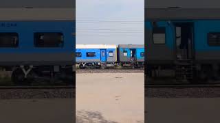 Train no.12280 HAZ-VGLJ TAJ Express at 110/km speed #trains #trendingshorts #shortsviral