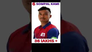 Nepal cricketers income in 2023