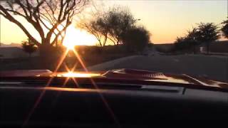 1971 Plymouth Road Runner Driving, View From Inside Car