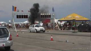 Fast VW Polo at Opel Drag Racing Satu Mare Romania 2010