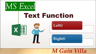 MS Excel - Left and Right